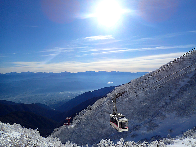 The end of November: Ropeway and Senjojiki in early winter