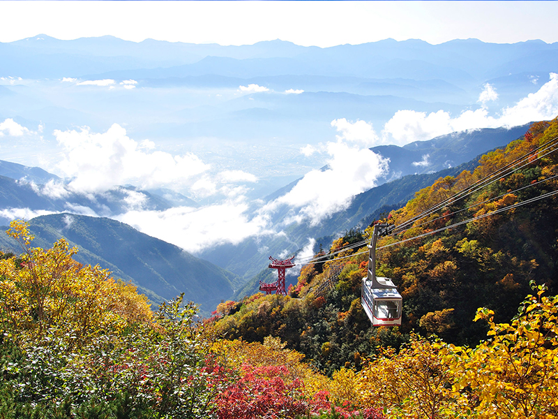The beginning of October: Ropeway and Southern Alps